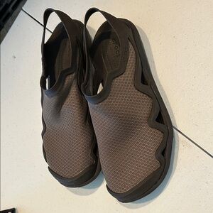 CROCS Men's Dark Brown Slip-On Water Sandals Size 9/M
